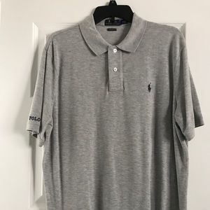 Gray Ralph Lauren polo